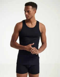 Premium Classic - Bomulds singlet til herrer