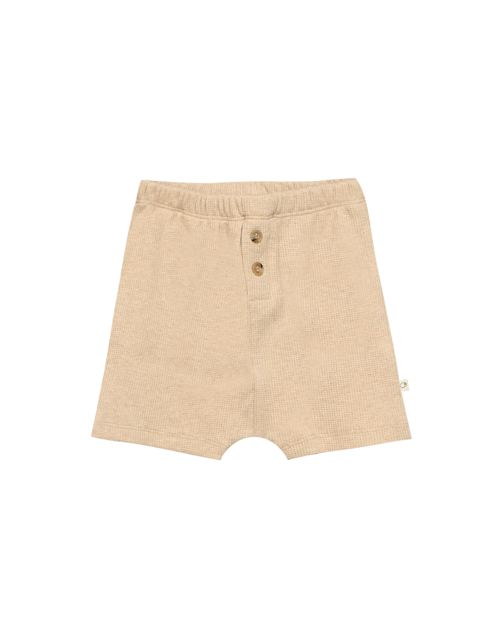 Shorts i vaffelstrikket bomuld til baby