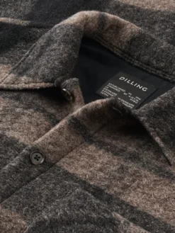 Skjorte i uld/bomuld til mænd