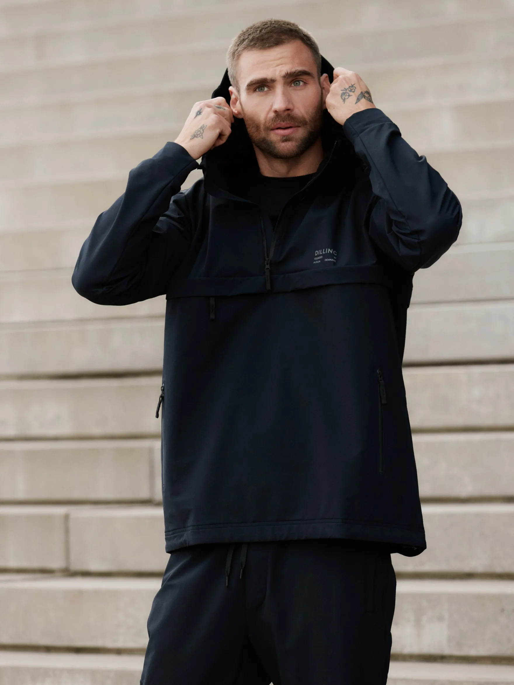 Softshell-anorak til mænd