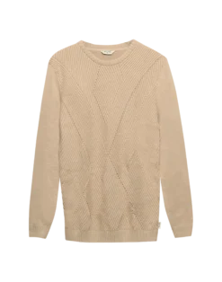 Sweater i bomuldsstrik til mænd