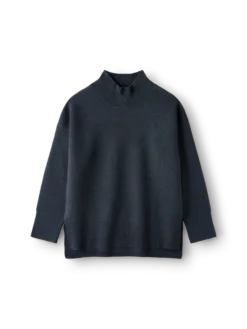 Sweater med højhals i merinould til kvinder