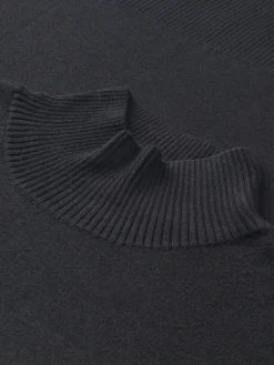 Sweater med højhals i merinould til kvinder