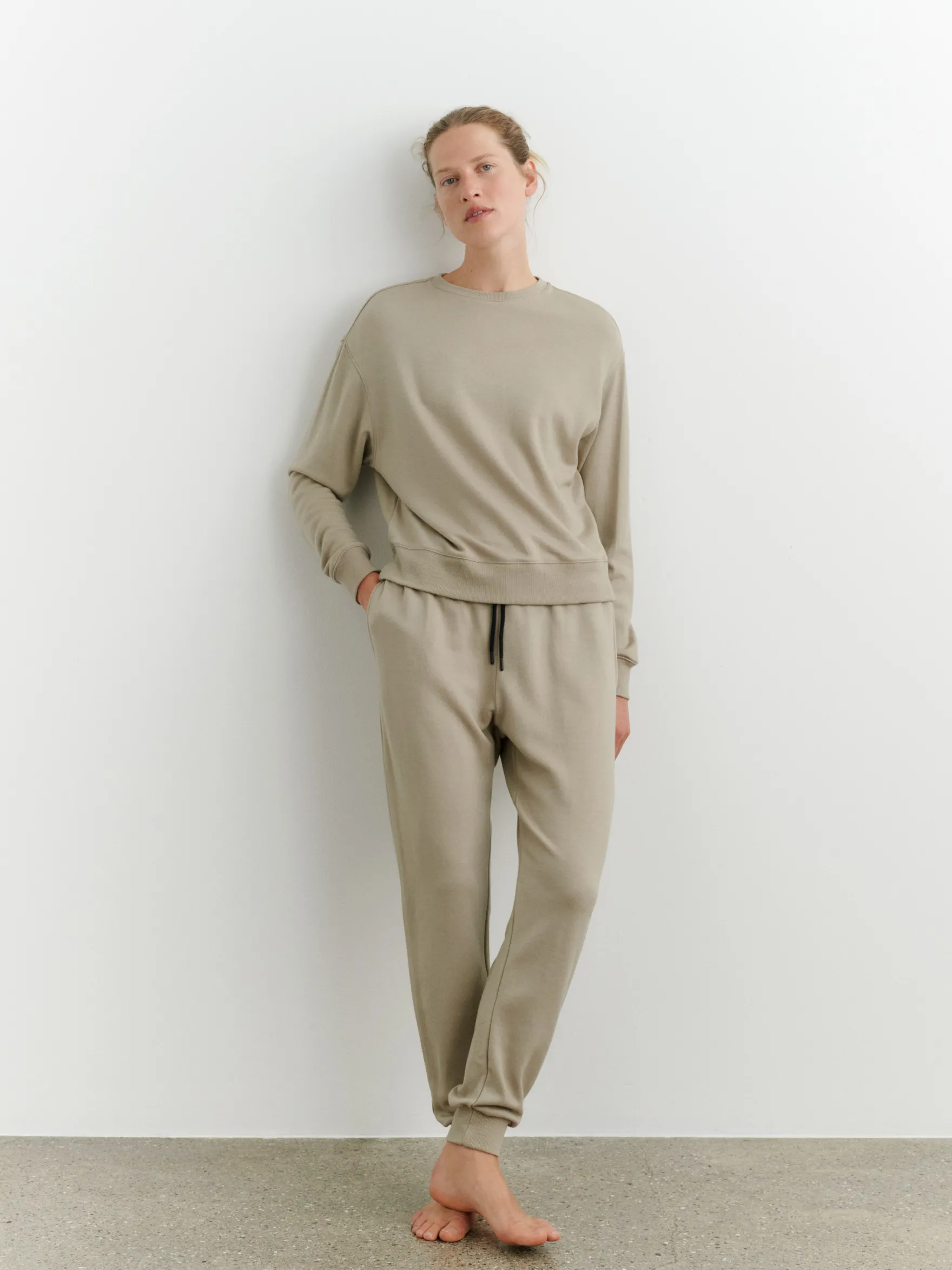Sweatpants i merinould til kvinder