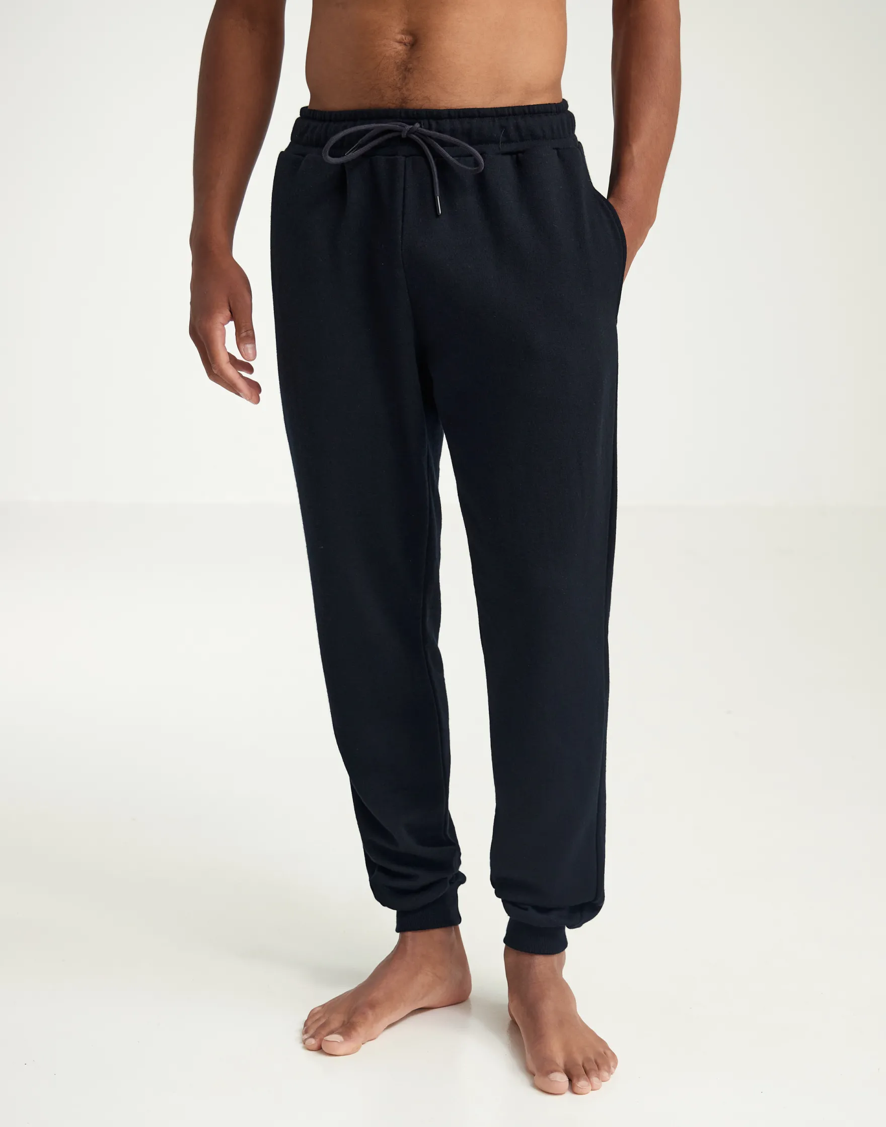Sweatpants i merinould til mænd