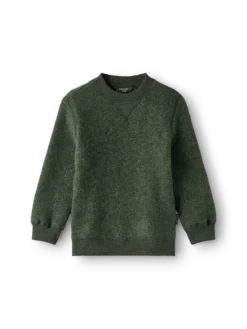 Sweatshirt i merinouldfleece til børn