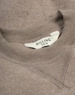 Sweatshirt i merinouldfleece til børn