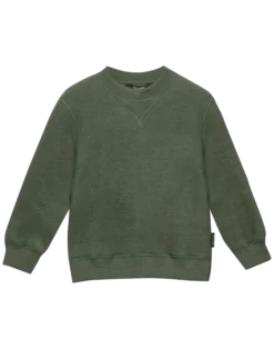 Sweatshirt i merinouldfleece til børn