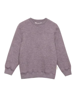 Sweatshirt i merinouldfleece til børn