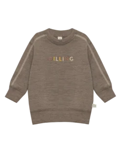 Sweatshirt i merinouldfrotté til baby