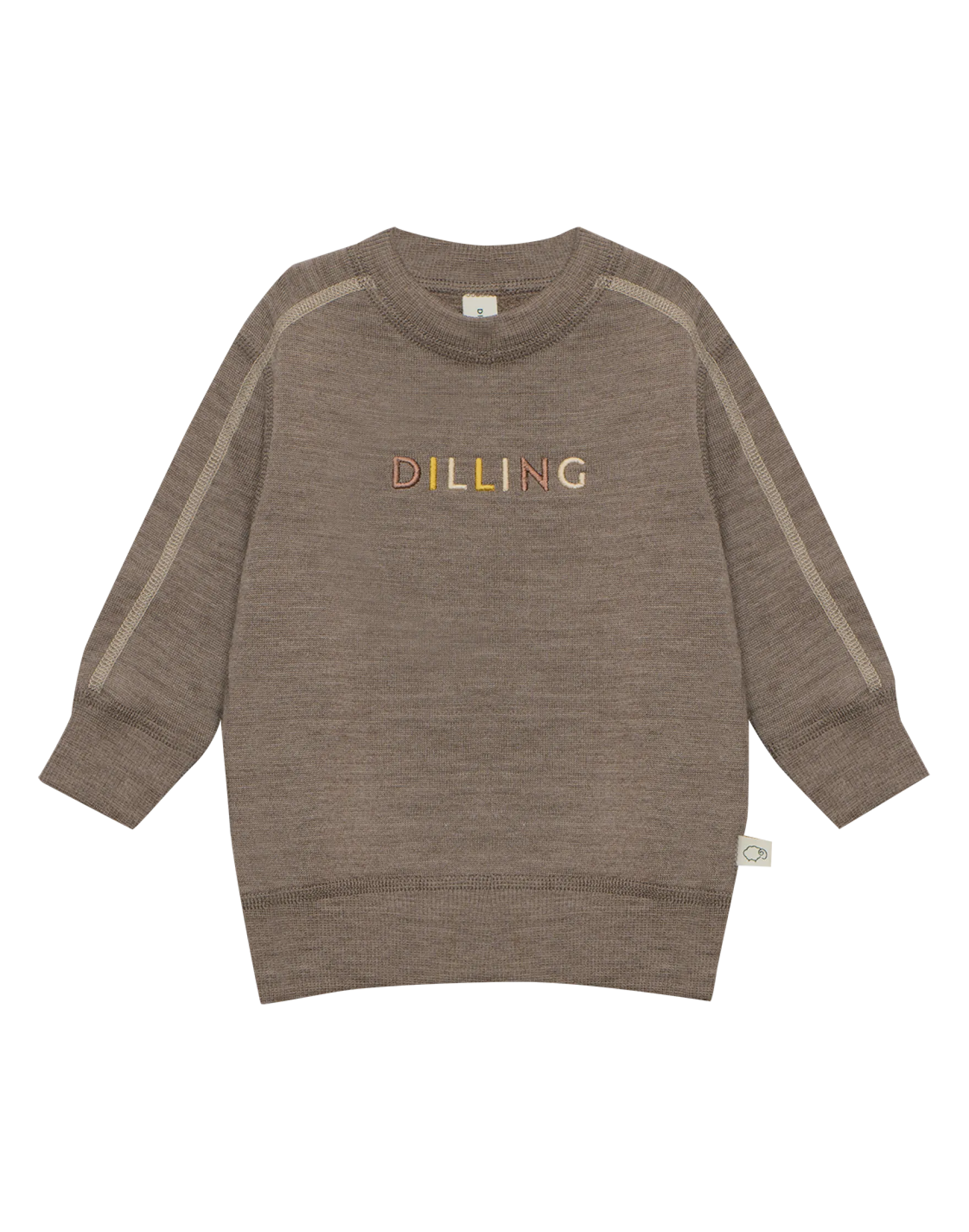 Sweatshirt i merinouldfrotté til baby