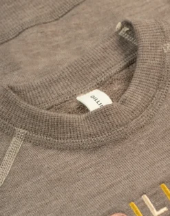 Sweatshirt i merinouldfrotté til baby