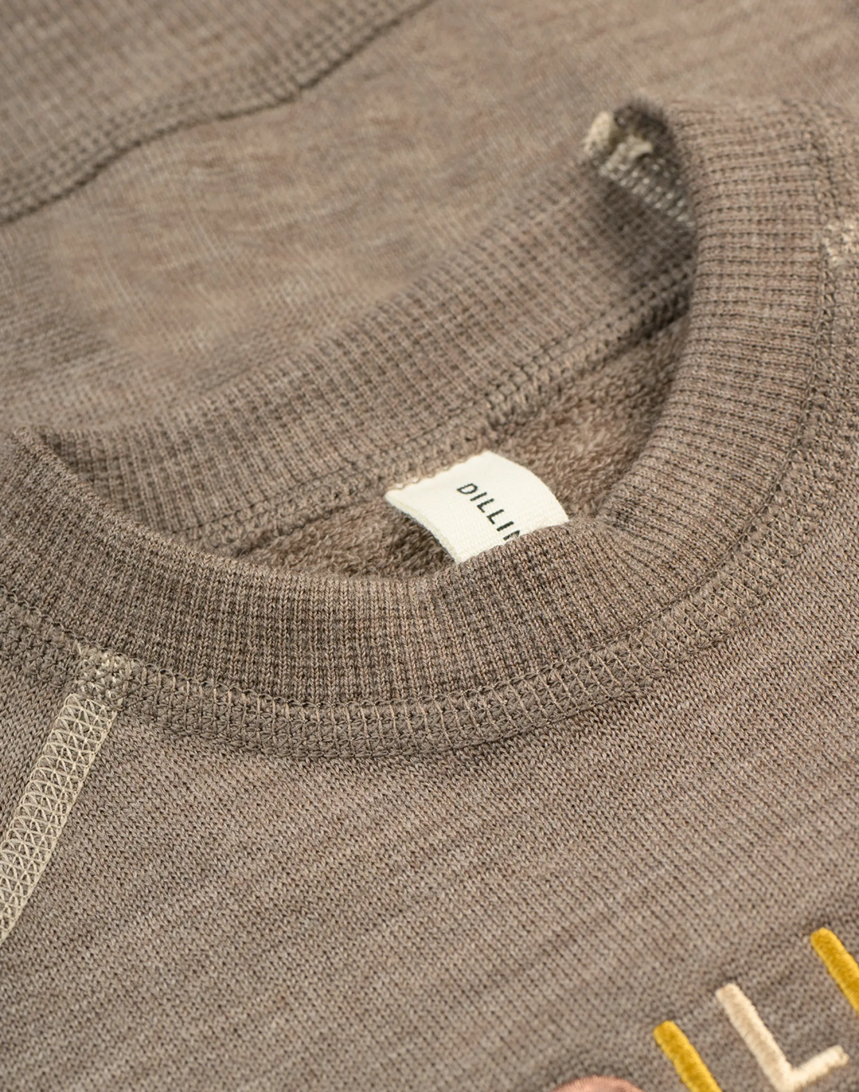 Sweatshirt i merinouldfrotté til baby