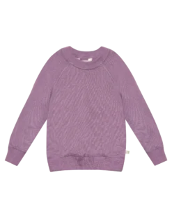 Sweatshirt i merinouldfrotté til baby