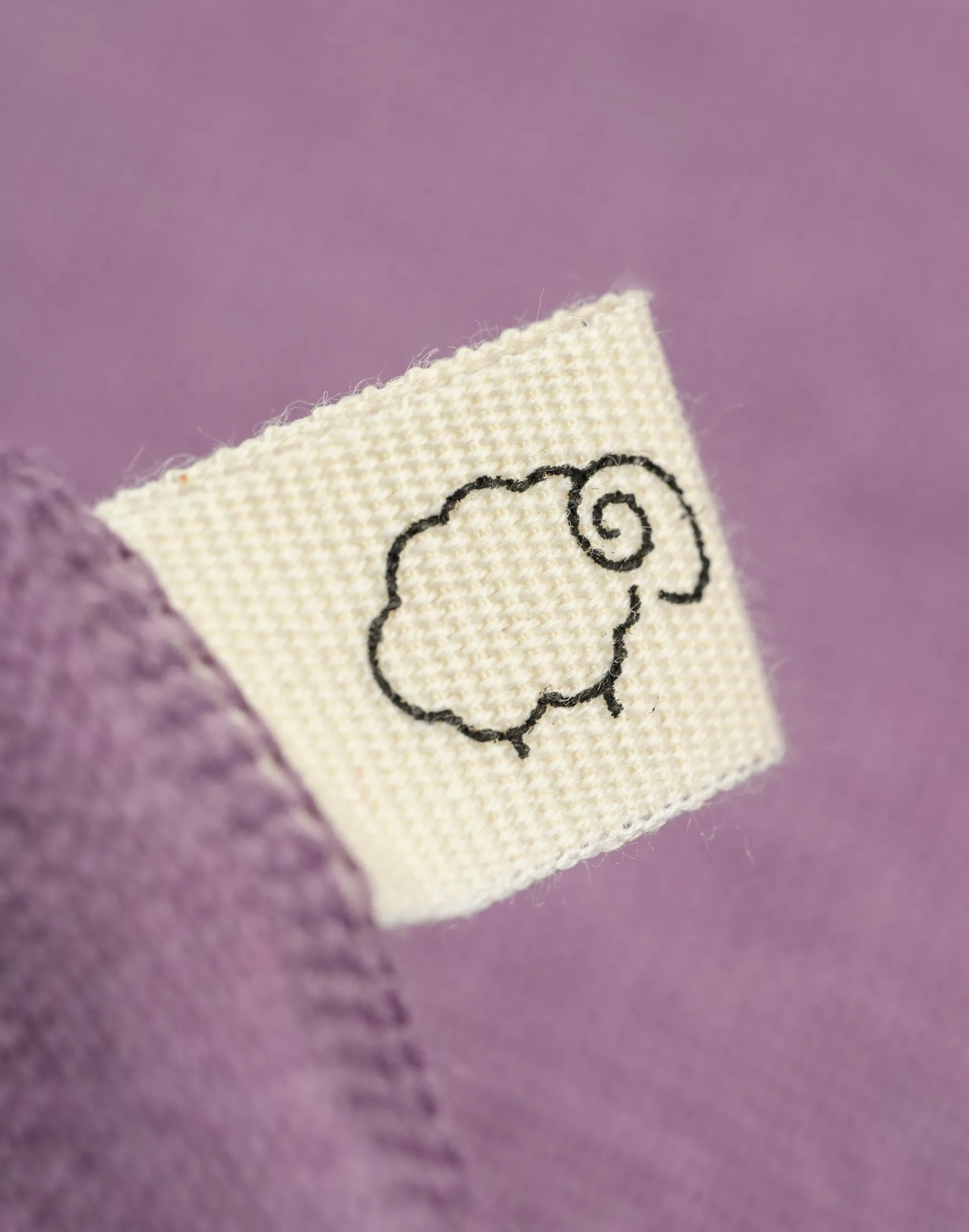 Sweatshirt i merinouldfrotté til baby