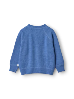 Sweatshirt i merinouldfrotté til baby