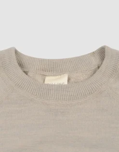 Sweatshirt i merinouldfrotté til baby