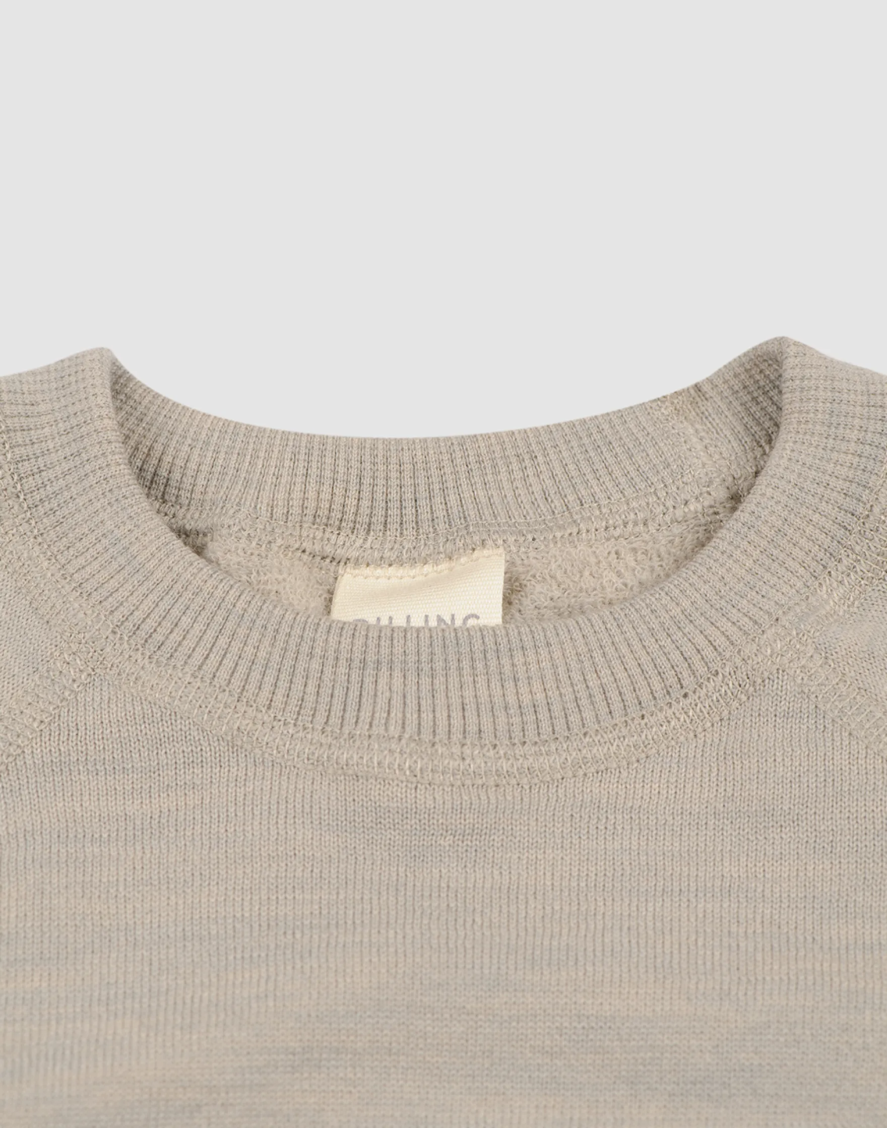 Sweatshirt i merinouldfrotté til baby