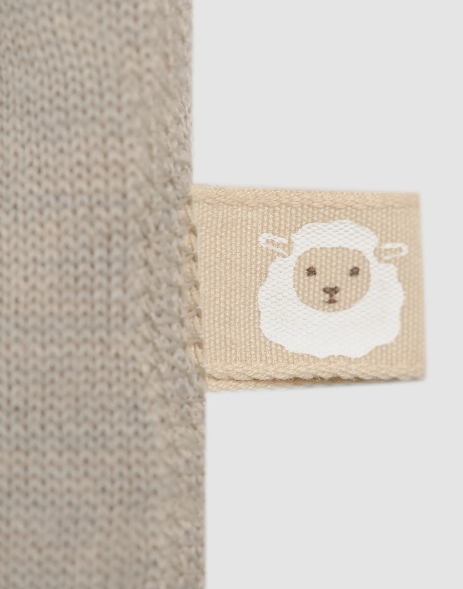 Sweatshirt i merinouldfrotté til baby