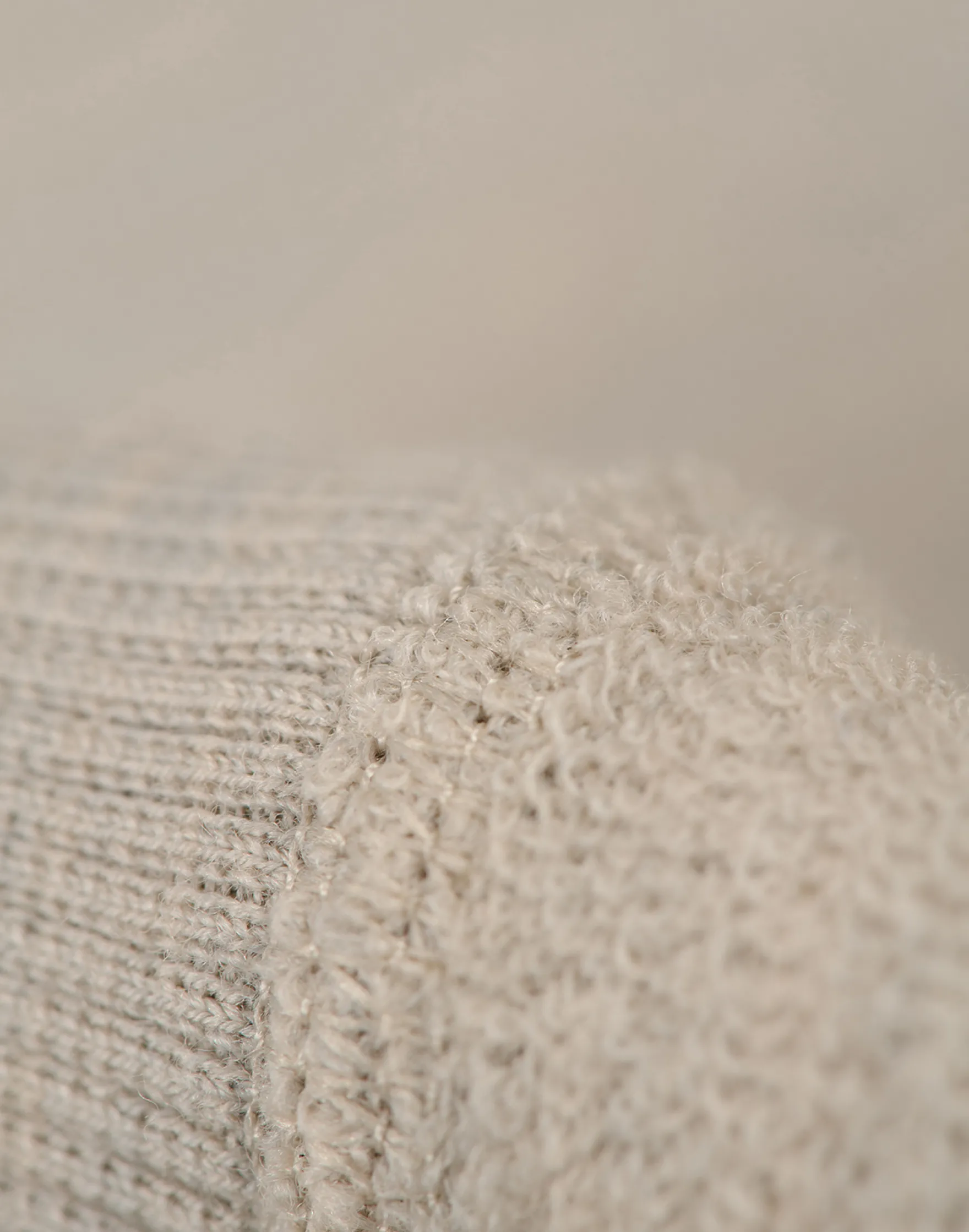 Sweatshirt i merinouldfrotté til baby