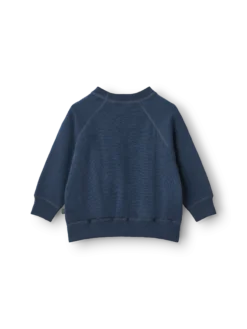 Sweatshirt i merinouldfrotté til baby