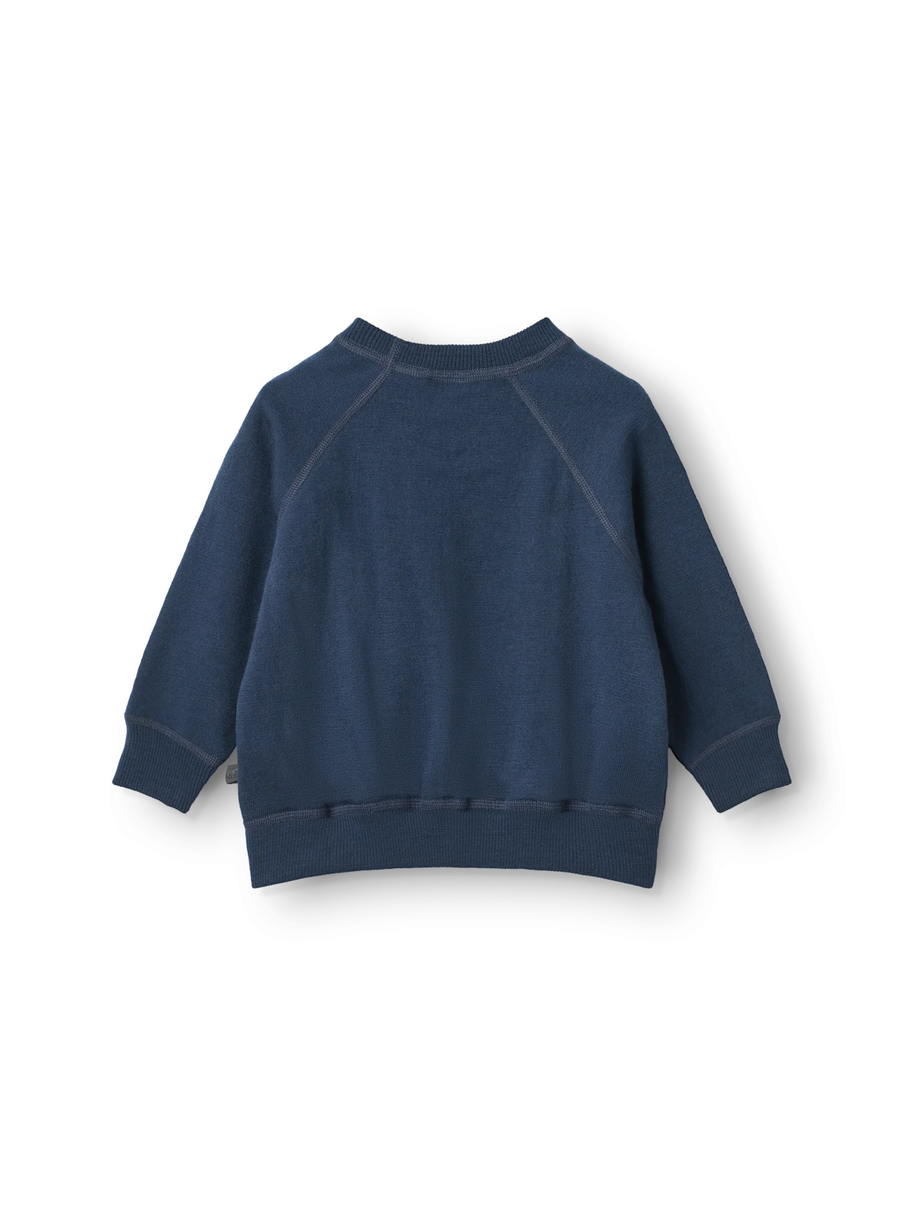Sweatshirt i merinouldfrotté til baby