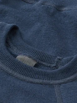 Sweatshirt i merinouldfrotté til baby