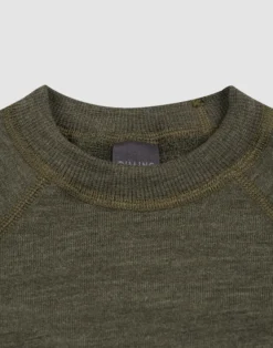 Sweatshirt i merinouldfrotté til baby