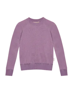 Sweatshirt i merinouldfrotté til børn
