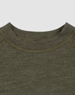 Sweatshirt i merinouldfrotté til børn