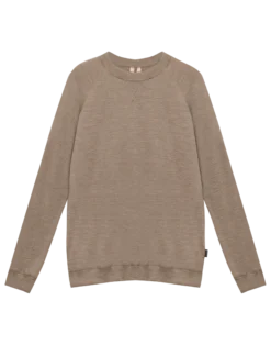 Sweatshirt i merinouldfrotté til kvinder