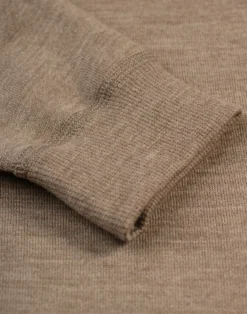 Sweatshirt i merinouldfrotté til kvinder