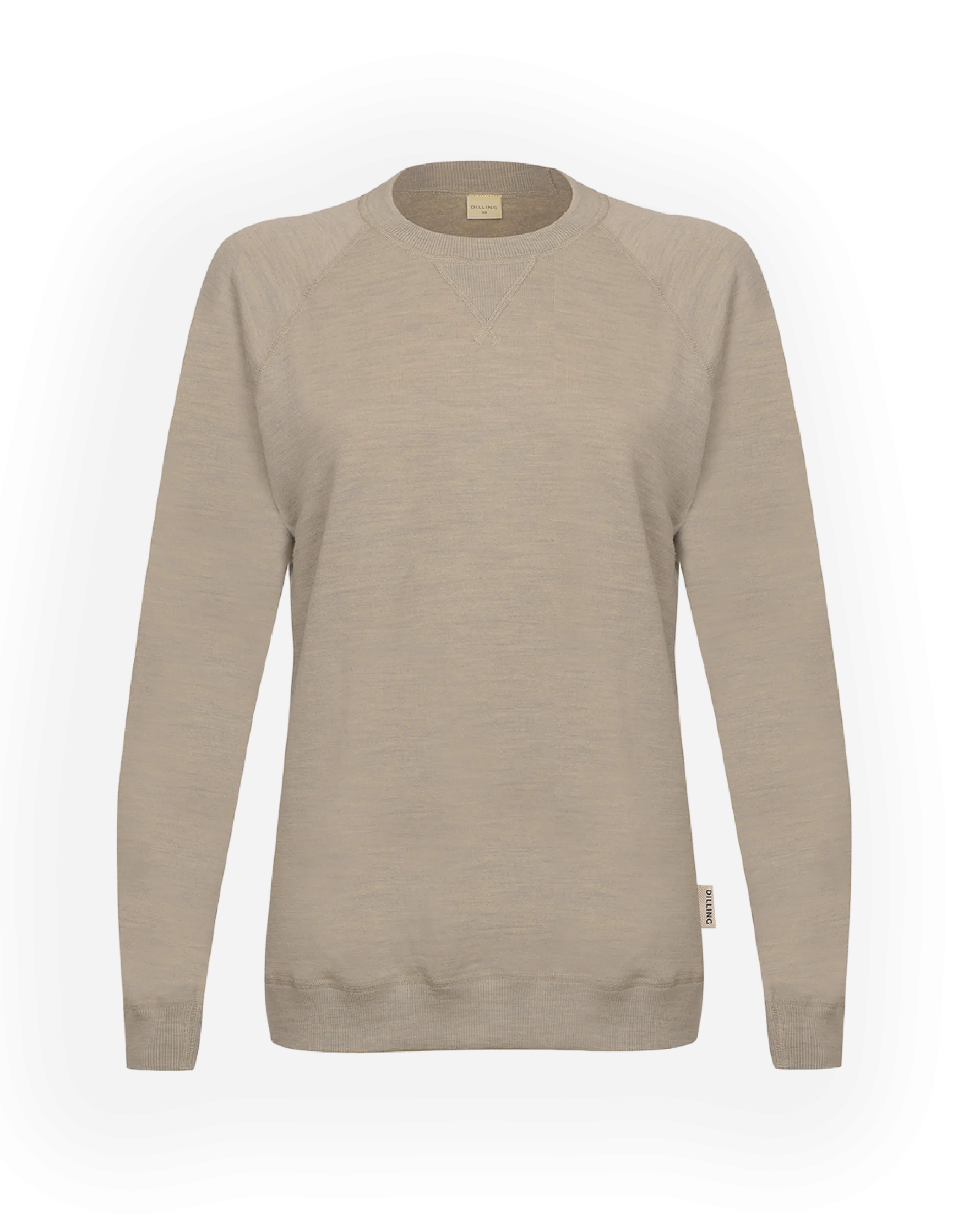 Sweatshirt i merinouldfrotté til kvinder
