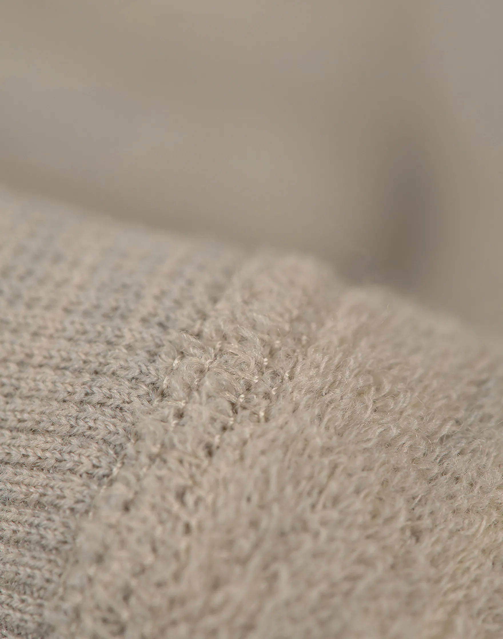Sweatshirt i merinouldfrotté til kvinder