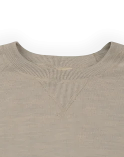 Sweatshirt i merinouldfrotté til kvinder