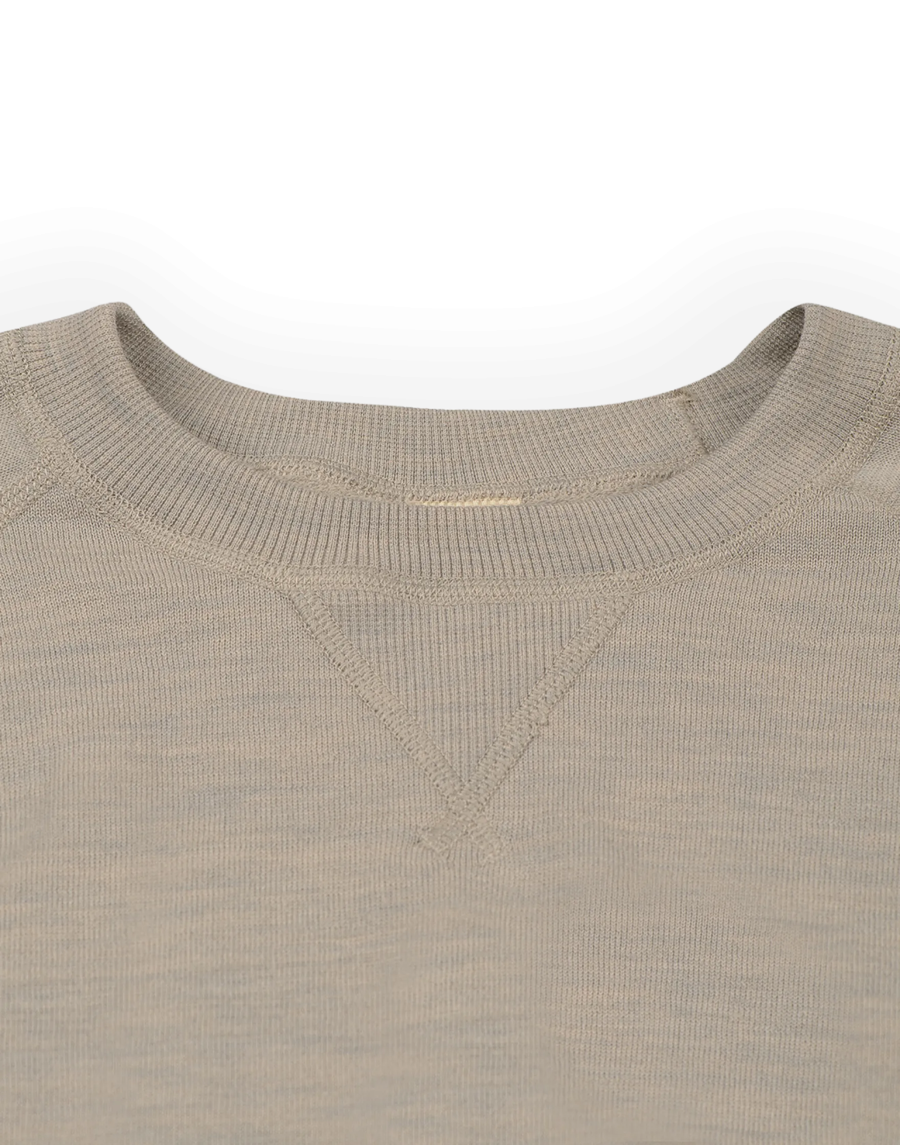 Sweatshirt i merinouldfrotté til kvinder