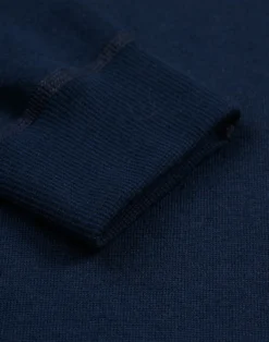 Sweatshirt i merinouldfrotté til kvinder