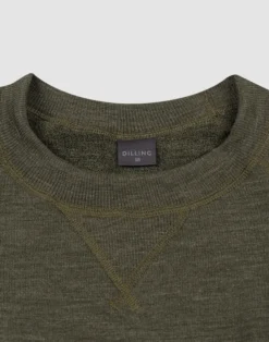 Sweatshirt i merinouldfrotté til kvinder