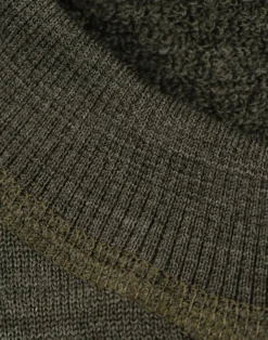 Sweatshirt i merinouldfrotté til kvinder
