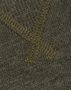 Sweatshirt i merinouldfrotté til kvinder