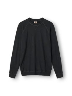 Sweatshirt i merinouldfrotté til kvinder