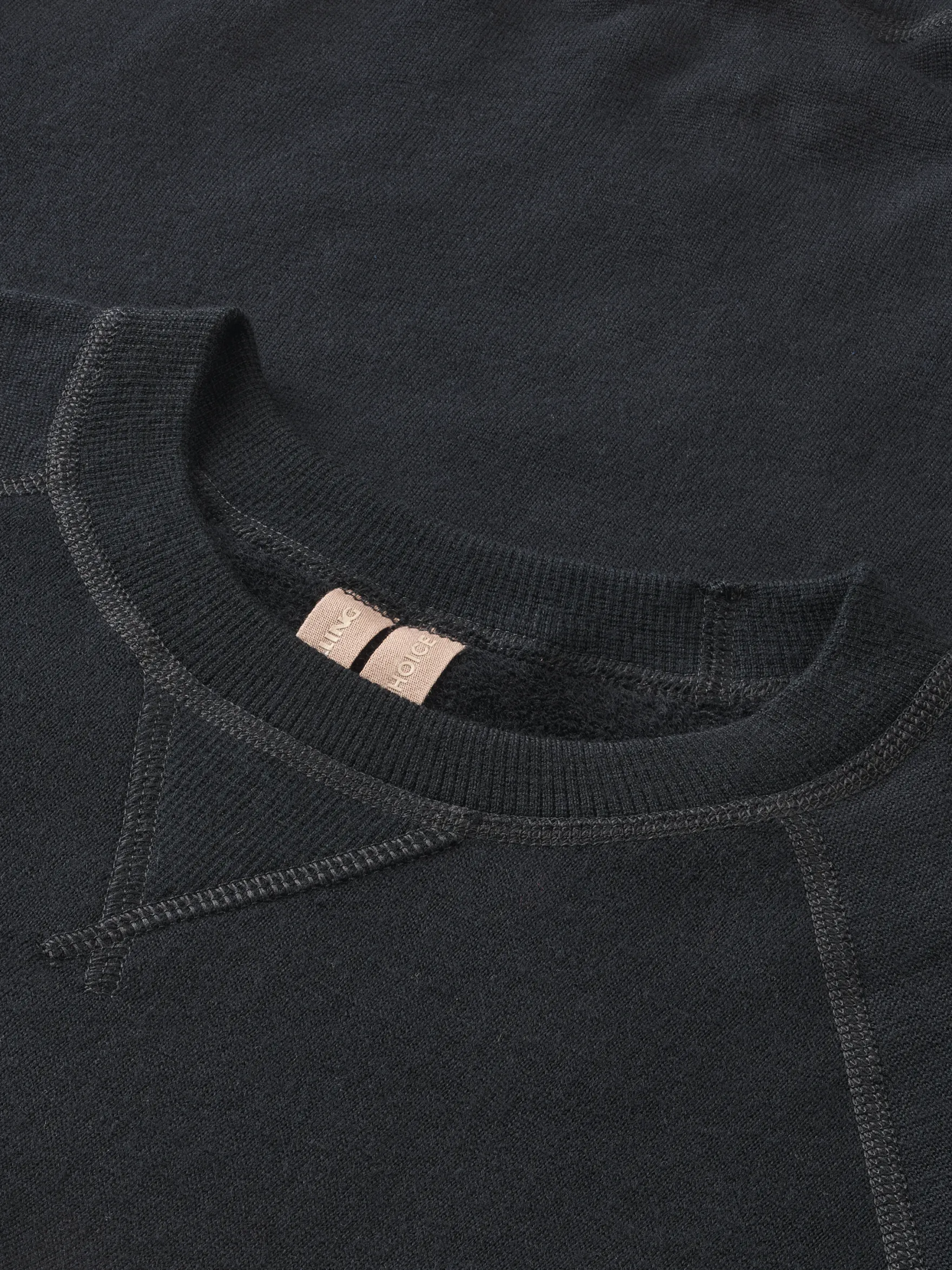 Sweatshirt i merinouldfrotté til kvinder