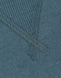Sweatshirt i merinouldfrotté til mænd