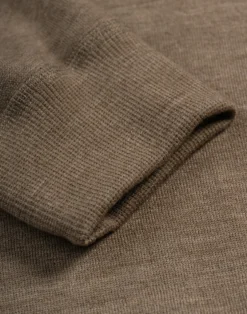 Sweatshirt i merinouldfrotté til mænd