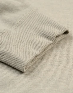 Sweatshirt i merinouldfrotté til mænd