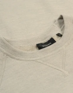 Sweatshirt i merinouldfrotté til mænd