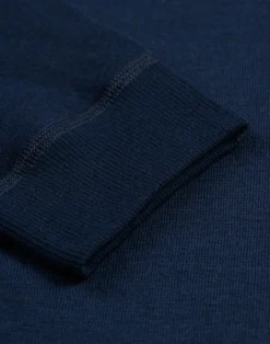 Sweatshirt i merinouldfrotté til mænd