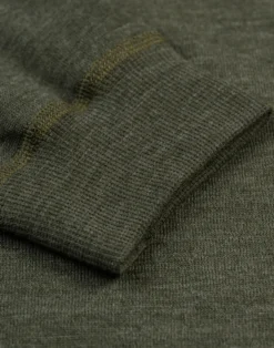 Sweatshirt i merinouldfrotté til mænd