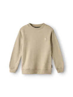 Sweatshirt i merinould til børn