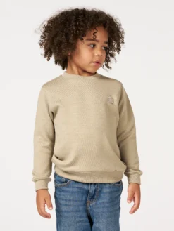 Sweatshirt i merinould til børn